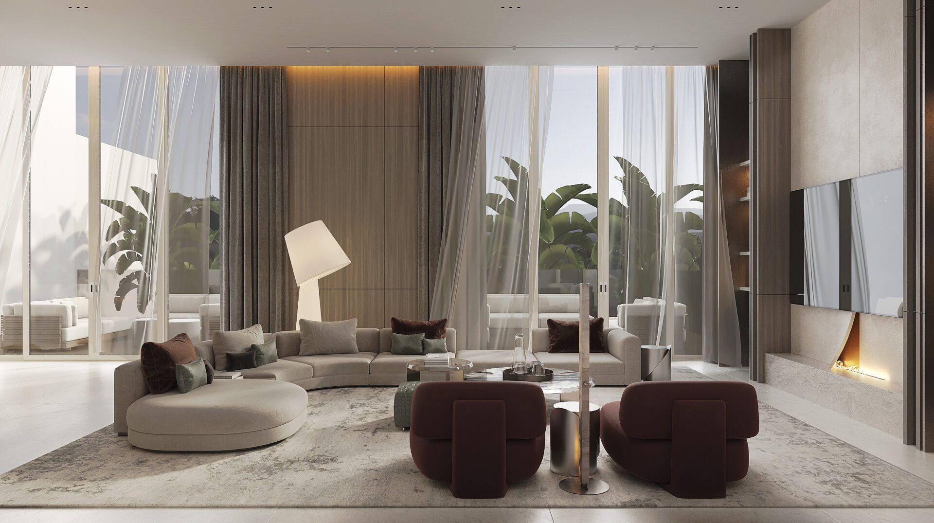 Rashed Room LIVING CREATIONS Portfolio - Nkey Architects